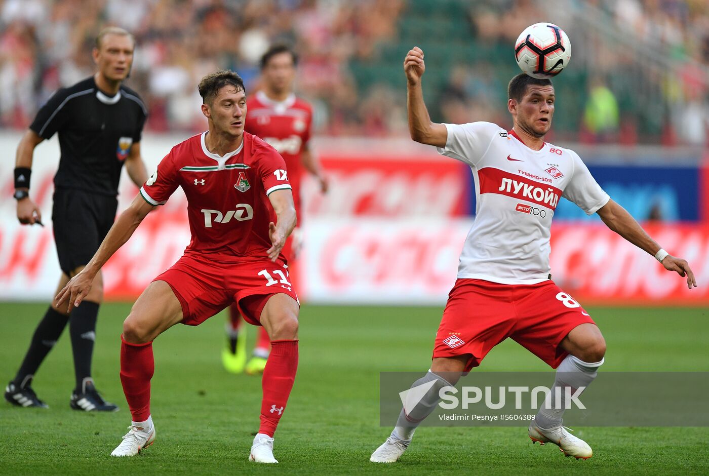 Football. Russian Premier League. Lokomotiv vs. Spartak