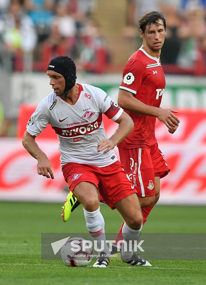 Football. Russian Premier League. Lokomotiv vs. Spartak