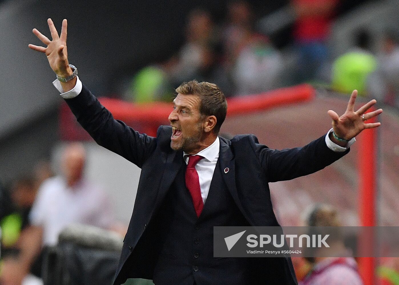 Football. Russian Premier League. Lokomotiv vs. Spartak