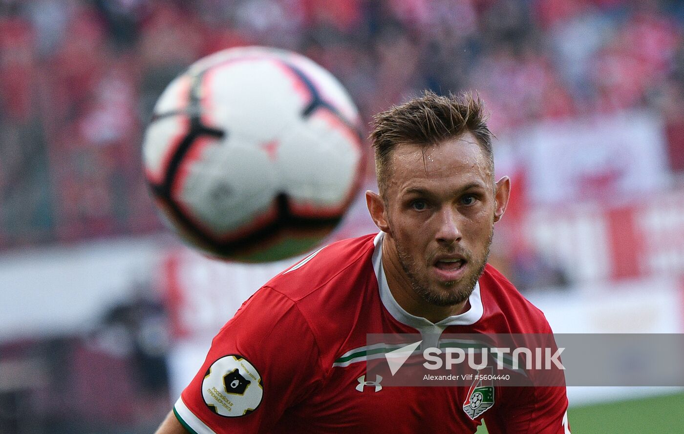 Football. Russian Premier League. Lokomotiv vs. Spartak