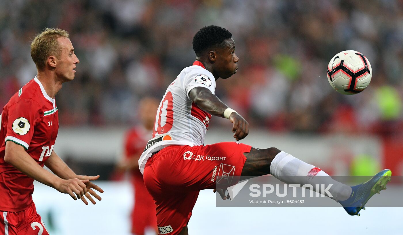 Football. Russian Premier League. Lokomotiv vs. Spartak