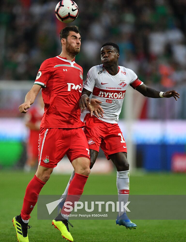 Football. Russian Premier League. Lokomotiv vs. Spartak