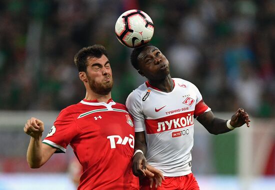 Football. Russian Premier League. Lokomotiv vs. Spartak