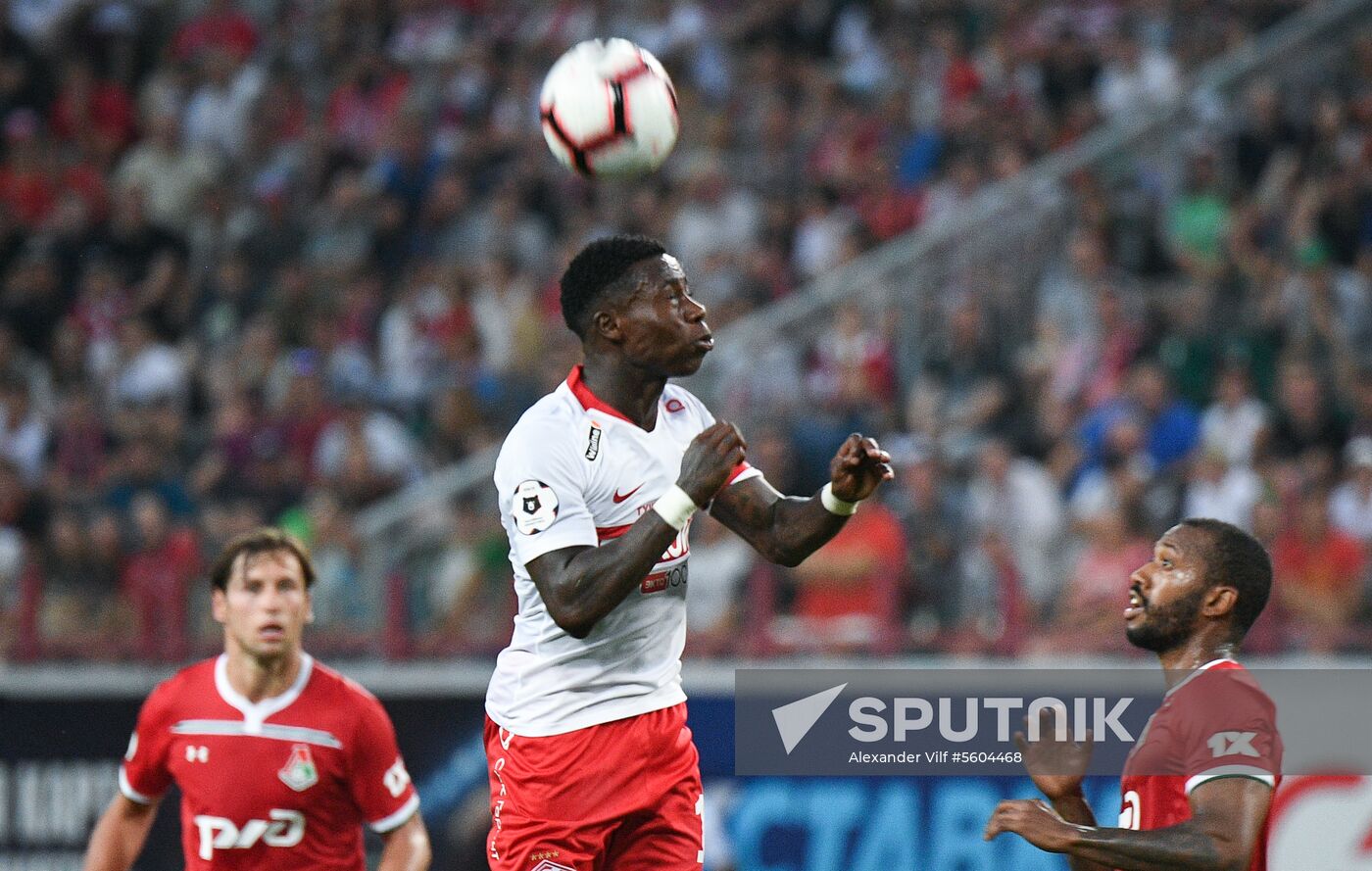 Football. Russian Premier League. Lokomotiv vs. Spartak