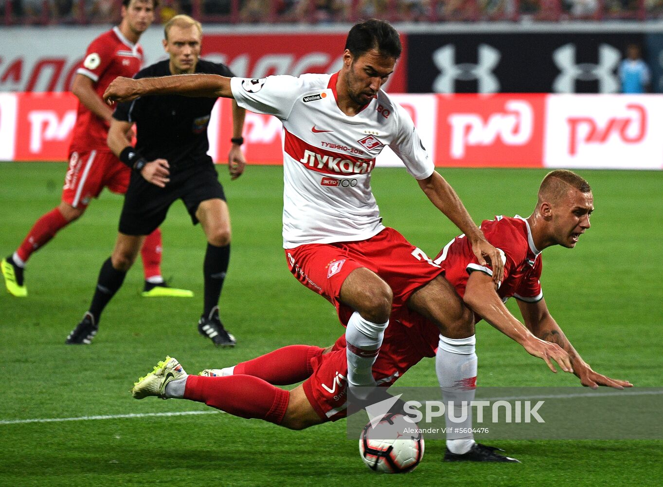 Football. Russian Premier League. Lokomotiv vs. Spartak