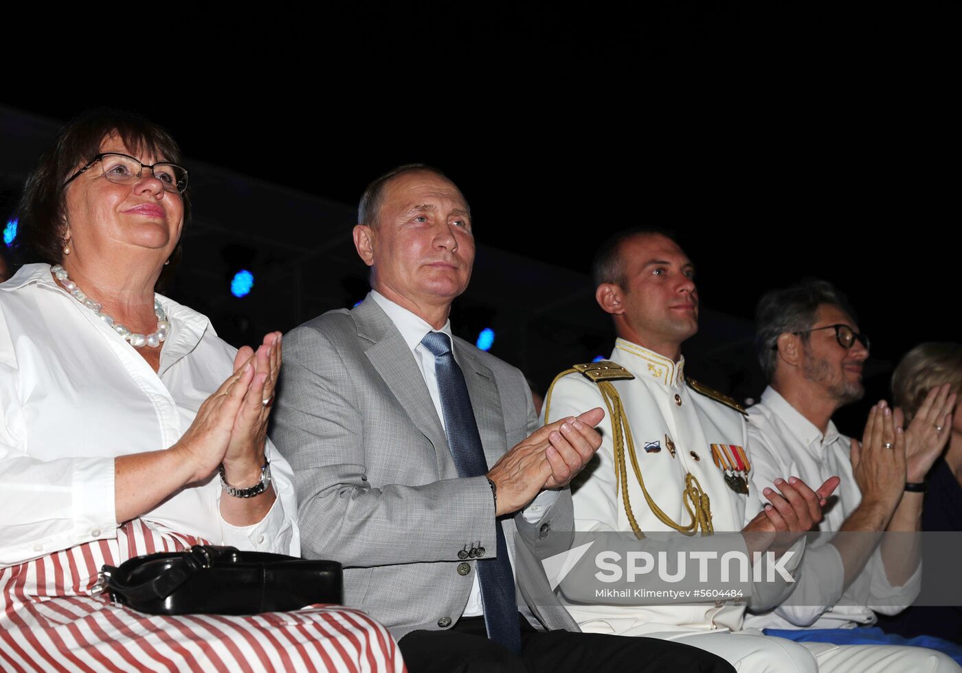 President Putin attends the opening gala of Opera in Chersonese festival