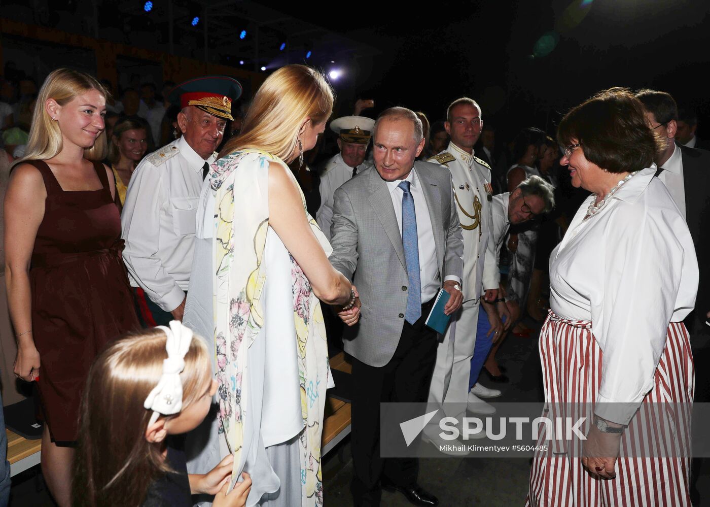 President Putin attends the opening gala of Opera in Chersonese festival