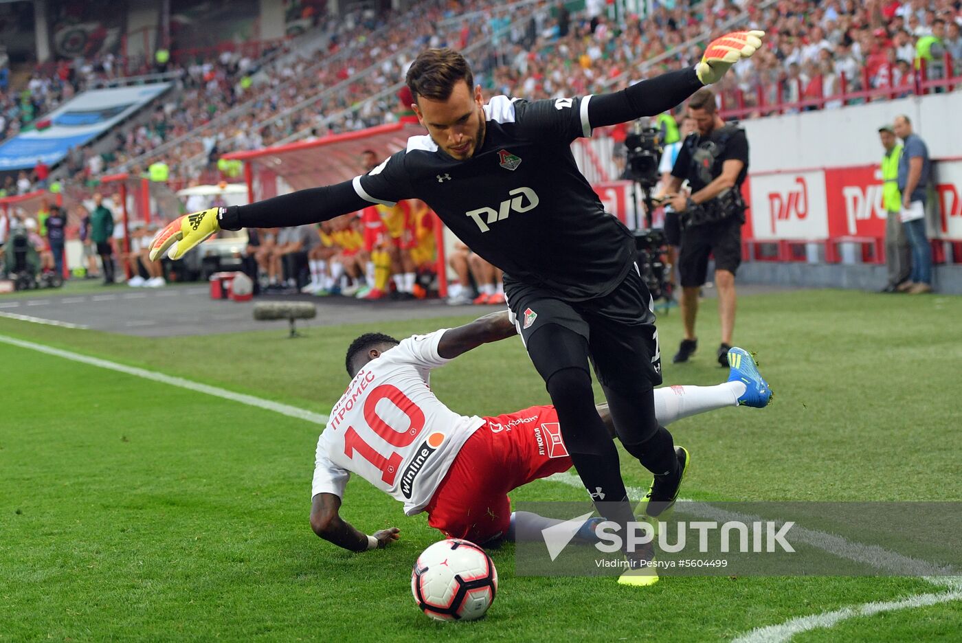 Football. Russian Premier League. Lokomotiv vs. Spartak