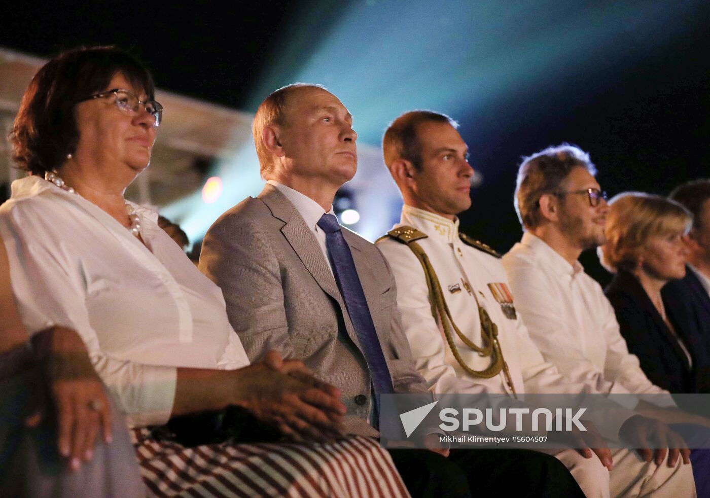 President Putin attends the opening gala of Opera in Chersonese festival