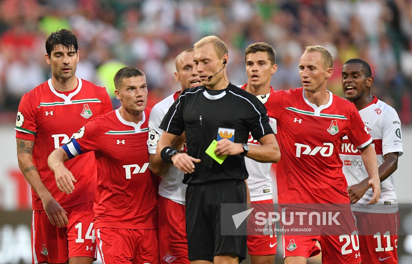 Football. Russian Premier League. Lokomotiv vs. Spartak