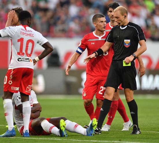 Football. Russian Premier League. Lokomotiv vs. Spartak