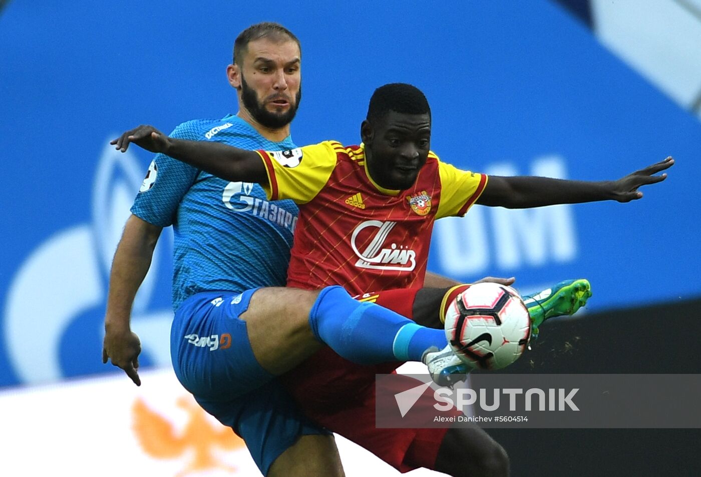 Football. Russian Premier League. Zenit vs. Arsenal