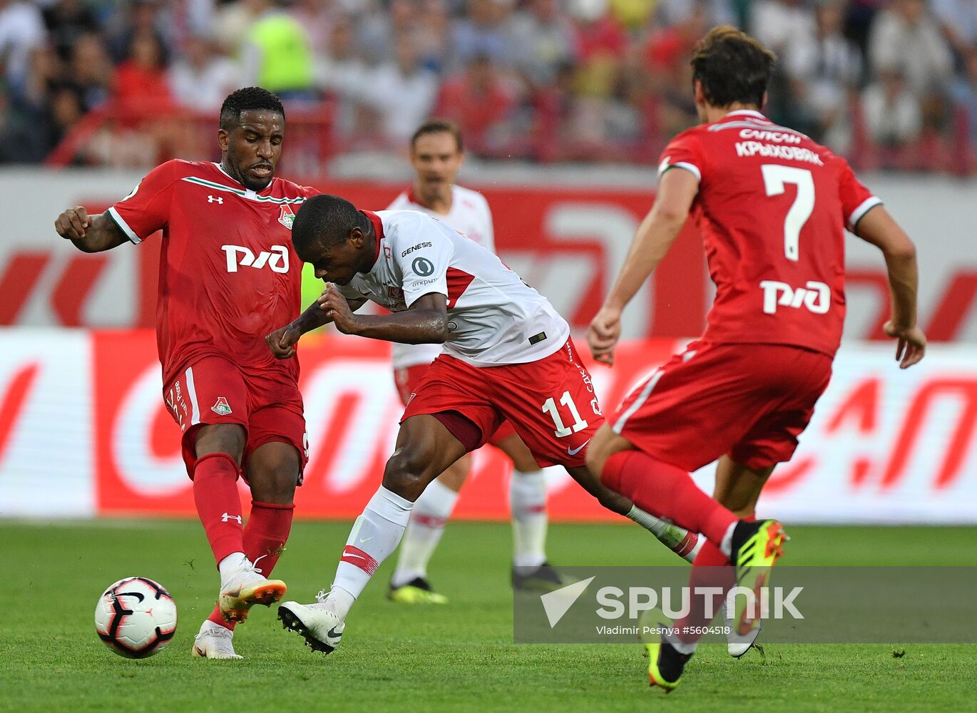 Football. Russian Premier League. Lokomotiv vs. Spartak