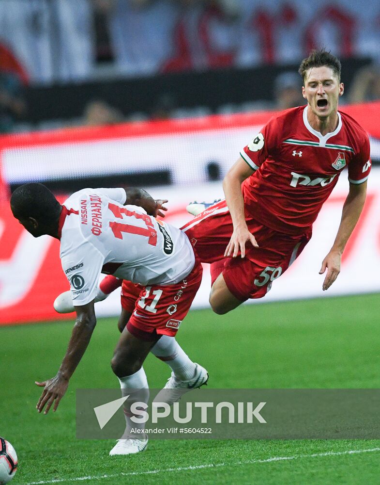 Football. Russian Premier League. Lokomotiv vs. Spartak