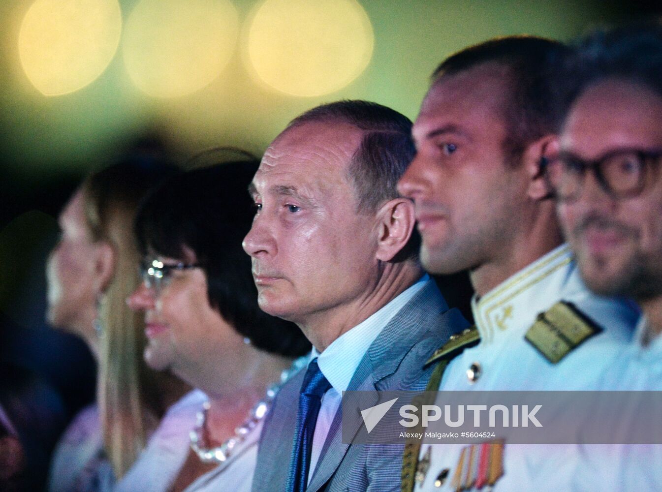 President Putin attends the opening gala of Opera in Chersonese festival