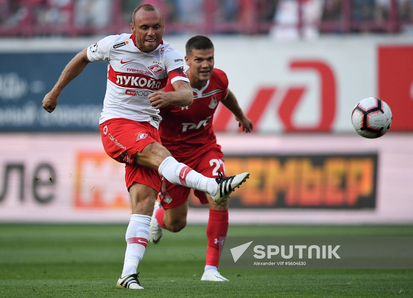 Football. Russian Premier League. Lokomotiv vs. Spartak