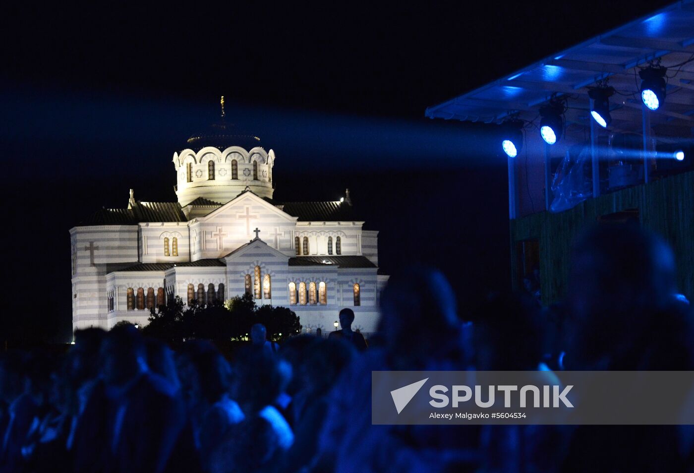 President Putin attends the opening gala of Opera in Chersonese festival
