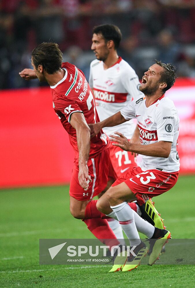 Football. Russian Premier League. Lokomotiv vs. Spartak