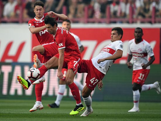 Football. Russian Premier League. Lokomotiv vs. Spartak