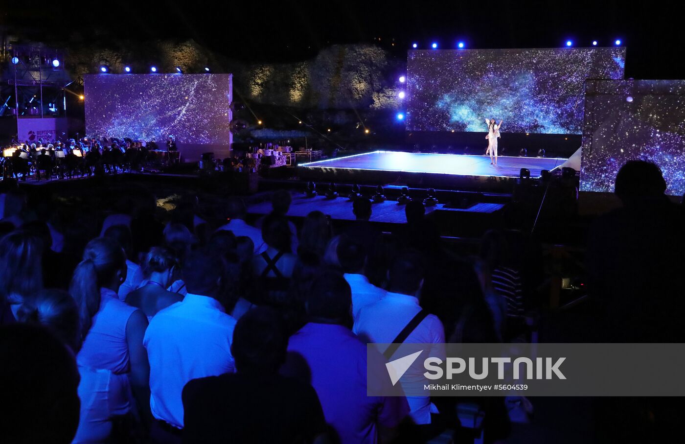 President Putin attends the opening gala of Opera in Chersonese festival