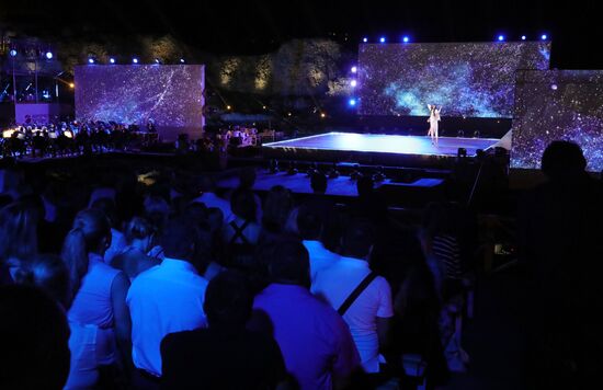 President Putin attends the opening gala of Opera in Chersonese festival