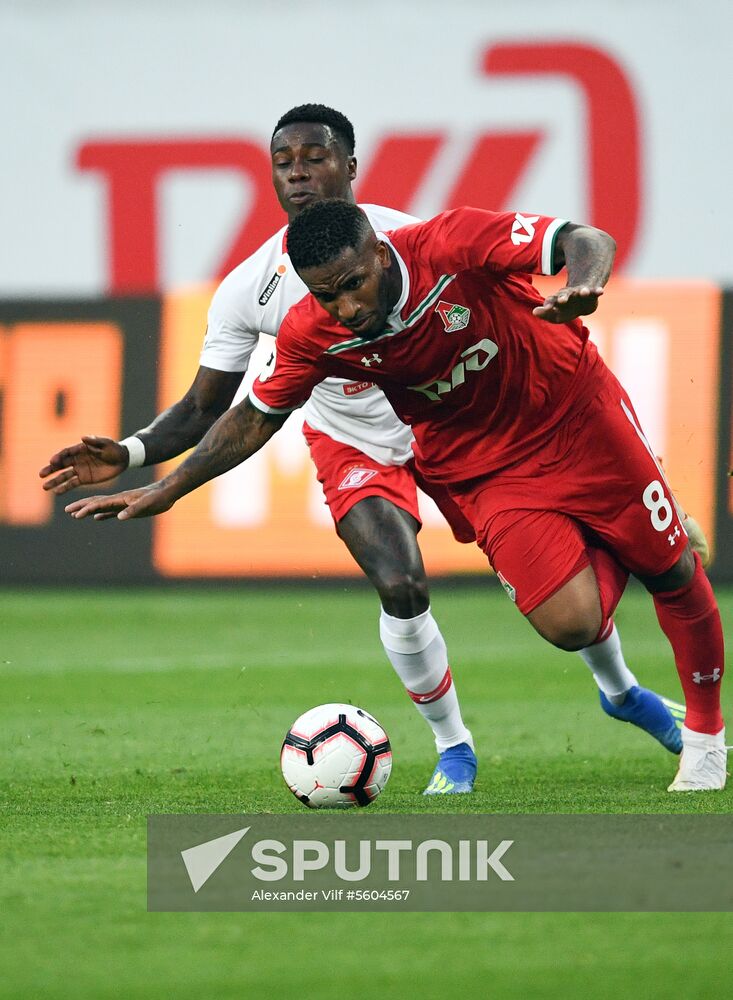 Football. Russian Premier League. Lokomotiv vs. Spartak