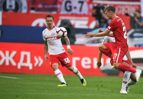 Football. Russian Premier League. Lokomotiv vs. Spartak