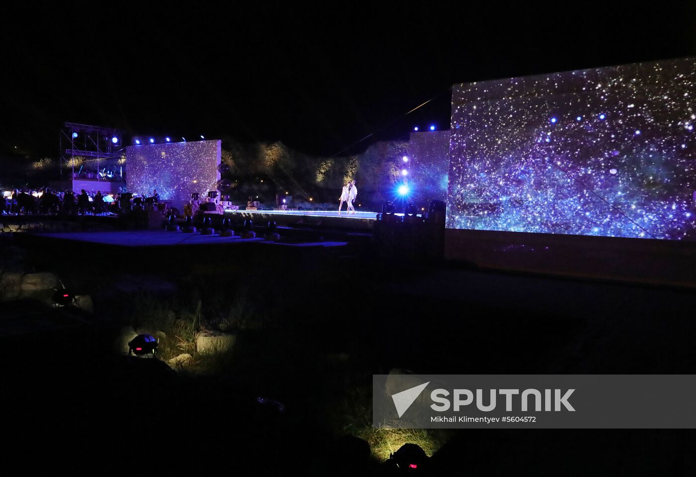 President Putin attends the opening gala of Opera in Chersonese festival
