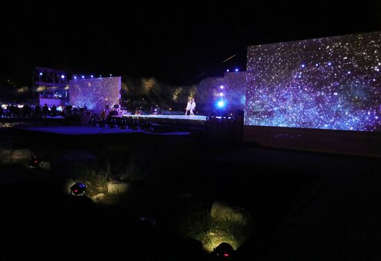 President Putin attends the opening gala of Opera in Chersonese festival