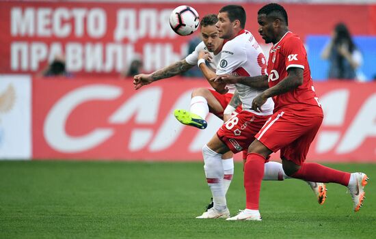 Football. Russian Premier League. Lokomotiv vs. Spartak