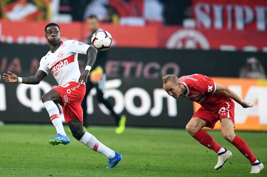 Football. Russian Premier League. Lokomotiv vs. Spartak