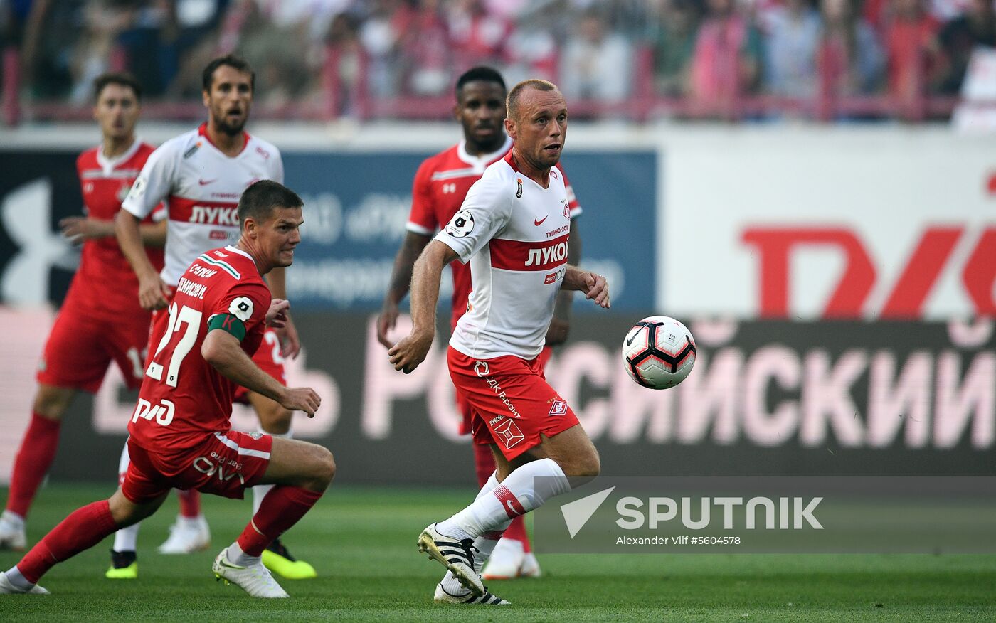 Football. Russian Premier League. Lokomotiv vs. Spartak