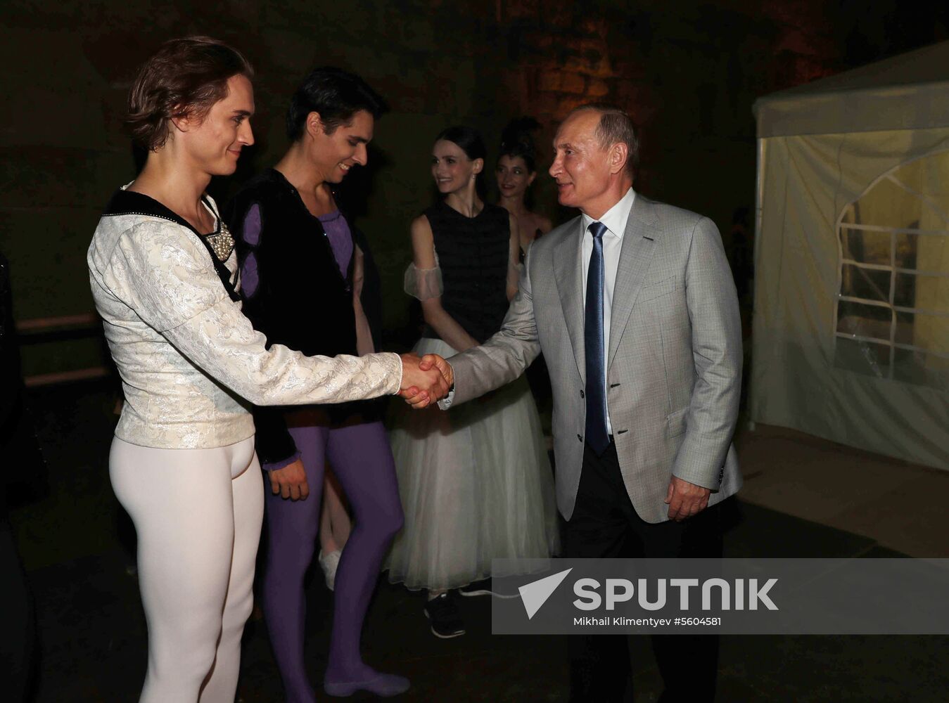 President Putin attends the opening gala of Opera in Chersonese festival