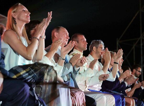 President Putin attends the opening gala of Opera in Chersonese festival
