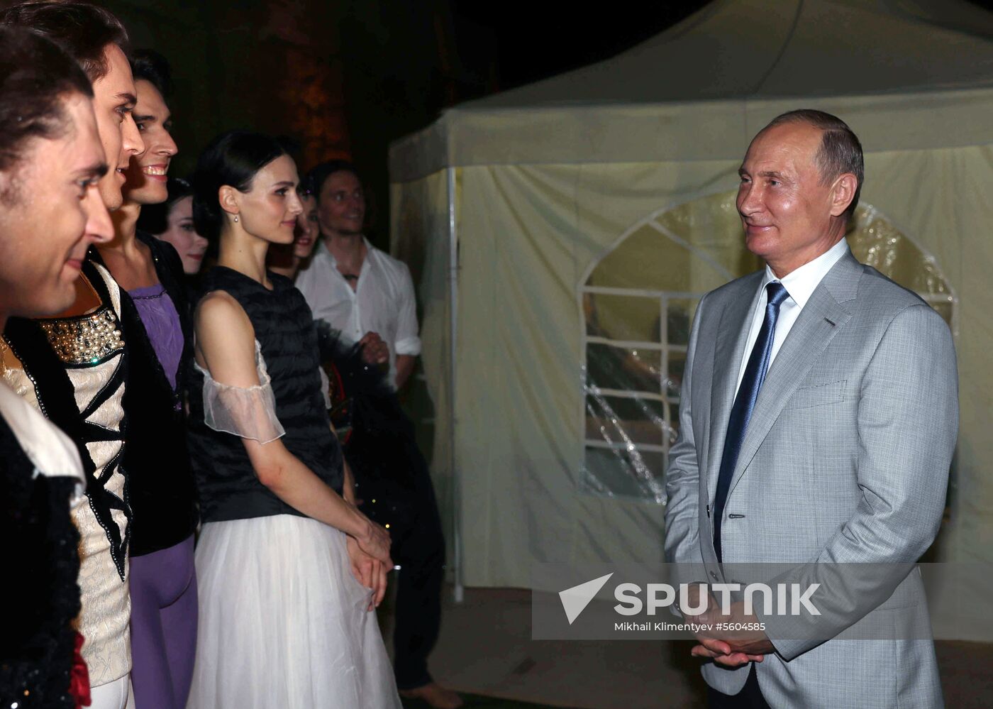 President Putin attends the opening gala of Opera in Chersonese festival