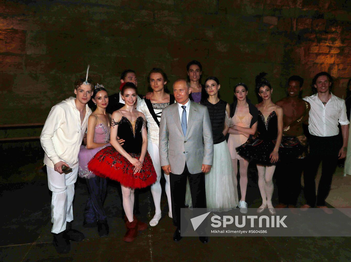 President Putin attends the opening gala of Opera in Chersonese festival