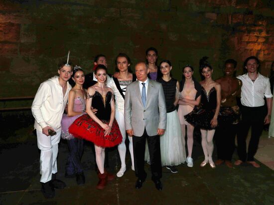President Putin attends the opening gala of Opera in Chersonese festival