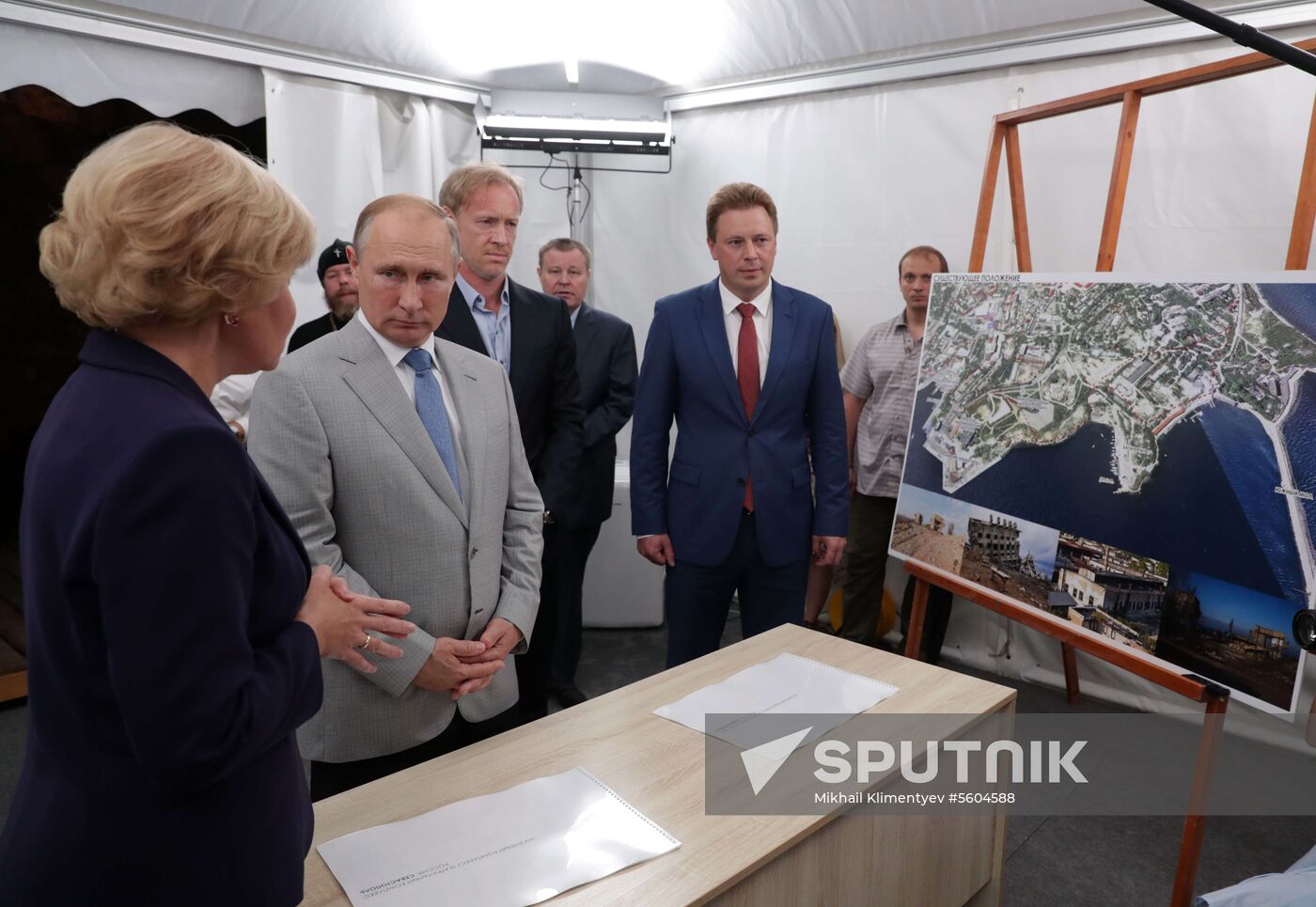 President Putin attends the opening gala of Opera in Chersonese festival