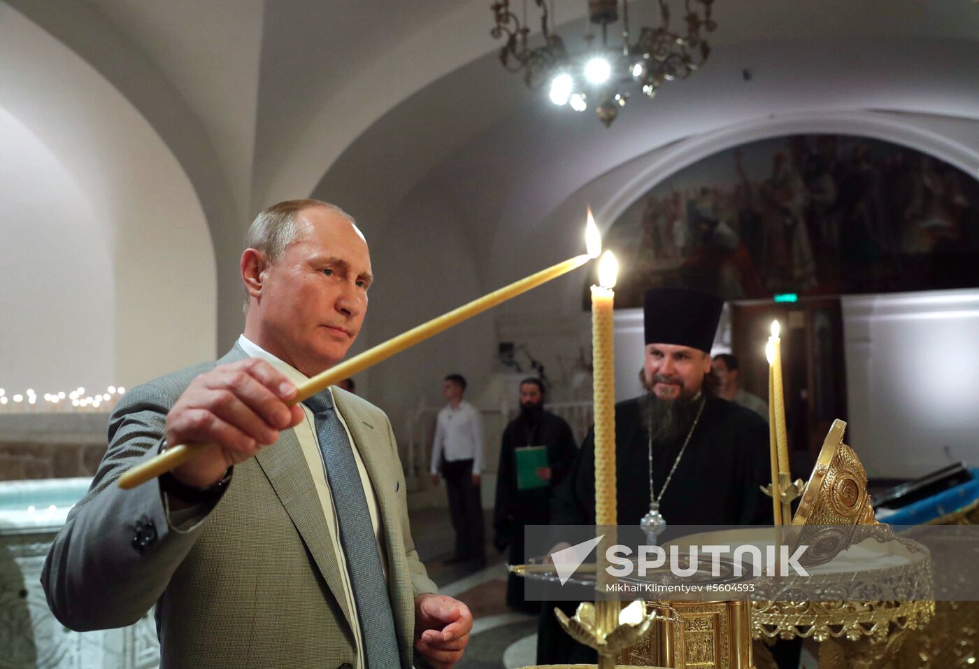 President Putin attends the opening gala of Opera in Chersonese festival