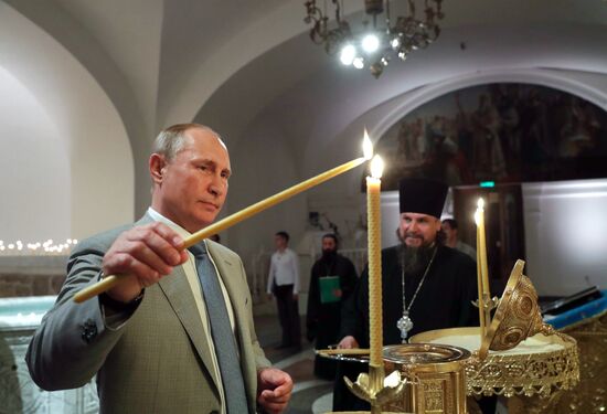 President Putin attends the opening gala of Opera in Chersonese festival
