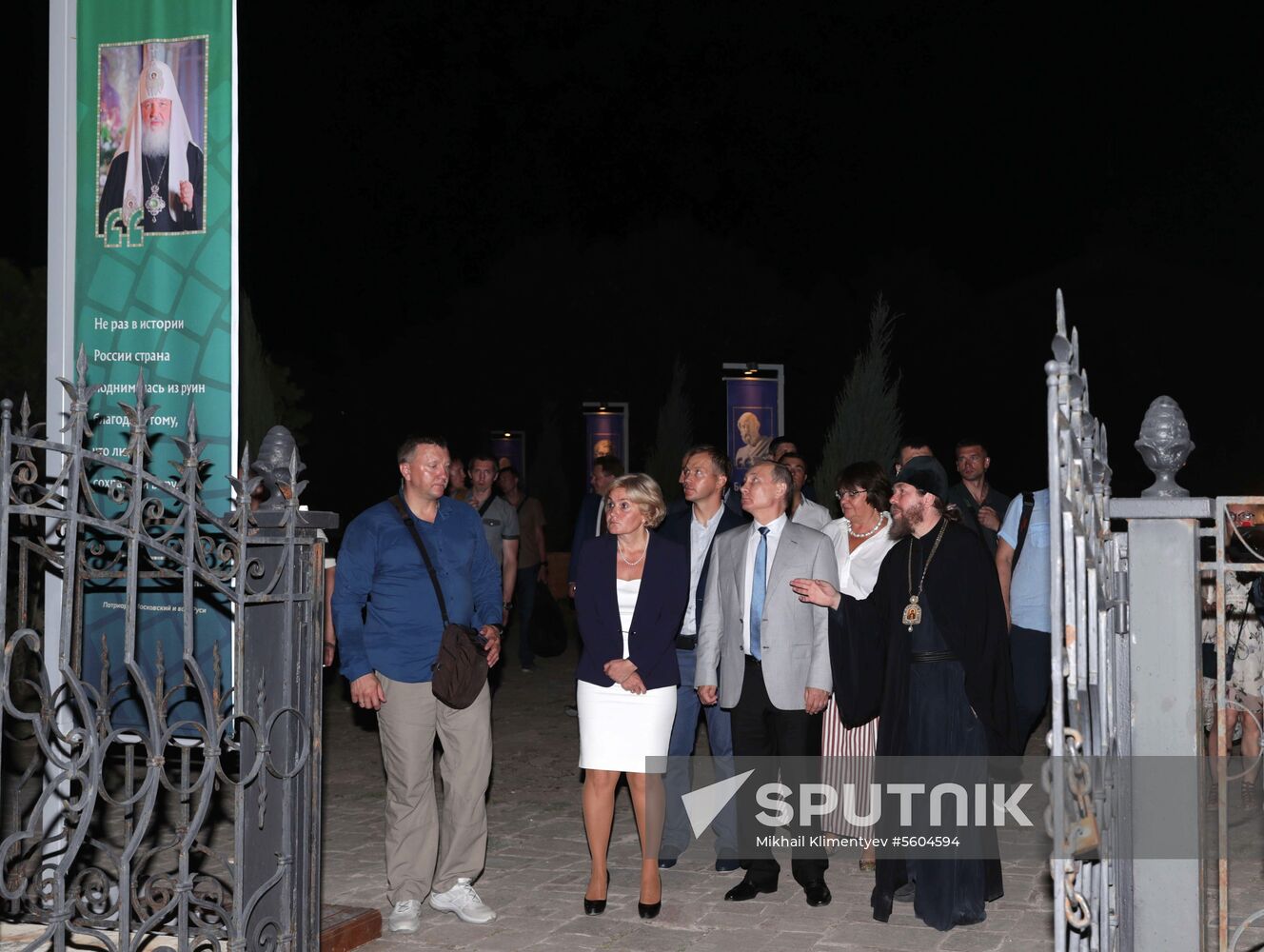 President Putin attends the opening gala of Opera in Chersonese festival