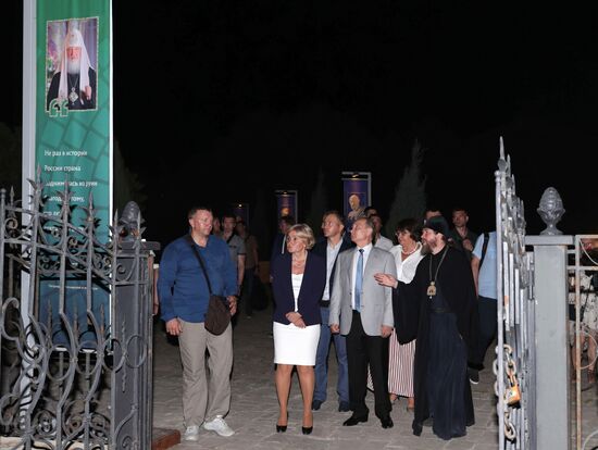 President Putin attends the opening gala of Opera in Chersonese festival