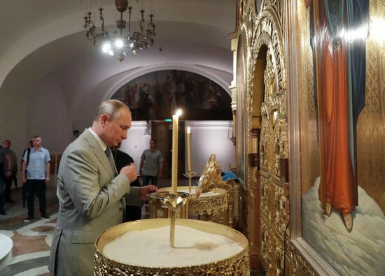 President Putin attends the opening gala of Opera in Chersonese festival