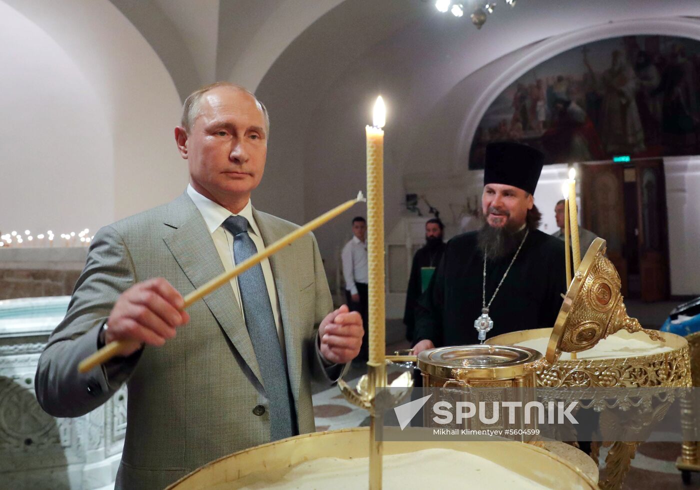 President Putin attends the opening gala of Opera in Chersonese festival