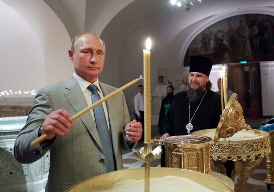 President Putin attends the opening gala of Opera in Chersonese festival