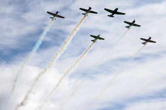 The Victory Is Where We Are aviation festival in Novosibirsk Region