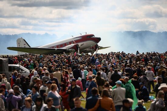 The Victory Is Where We Are aviation festival in Novosibirsk Region