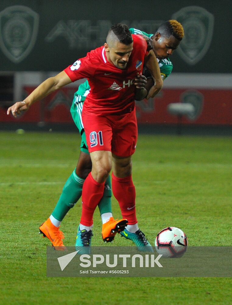 Football. Russian Premier League. Akhmat vs. Yenisey