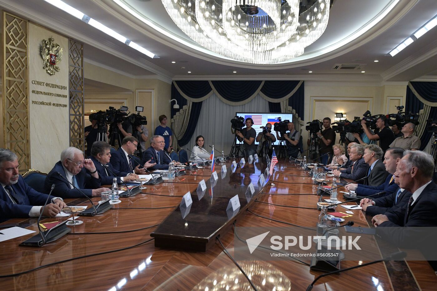 Federation Council Committee on Foreign Affairs Konstantin Kosachev meets with US Senator Rand Paul
