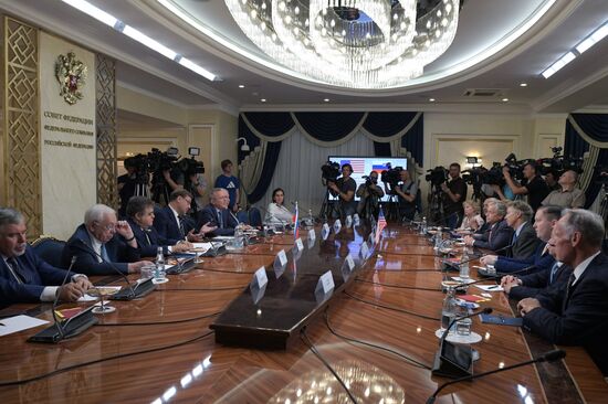 Federation Council Committee on Foreign Affairs Konstantin Kosachev meets with US Senator Rand Paul